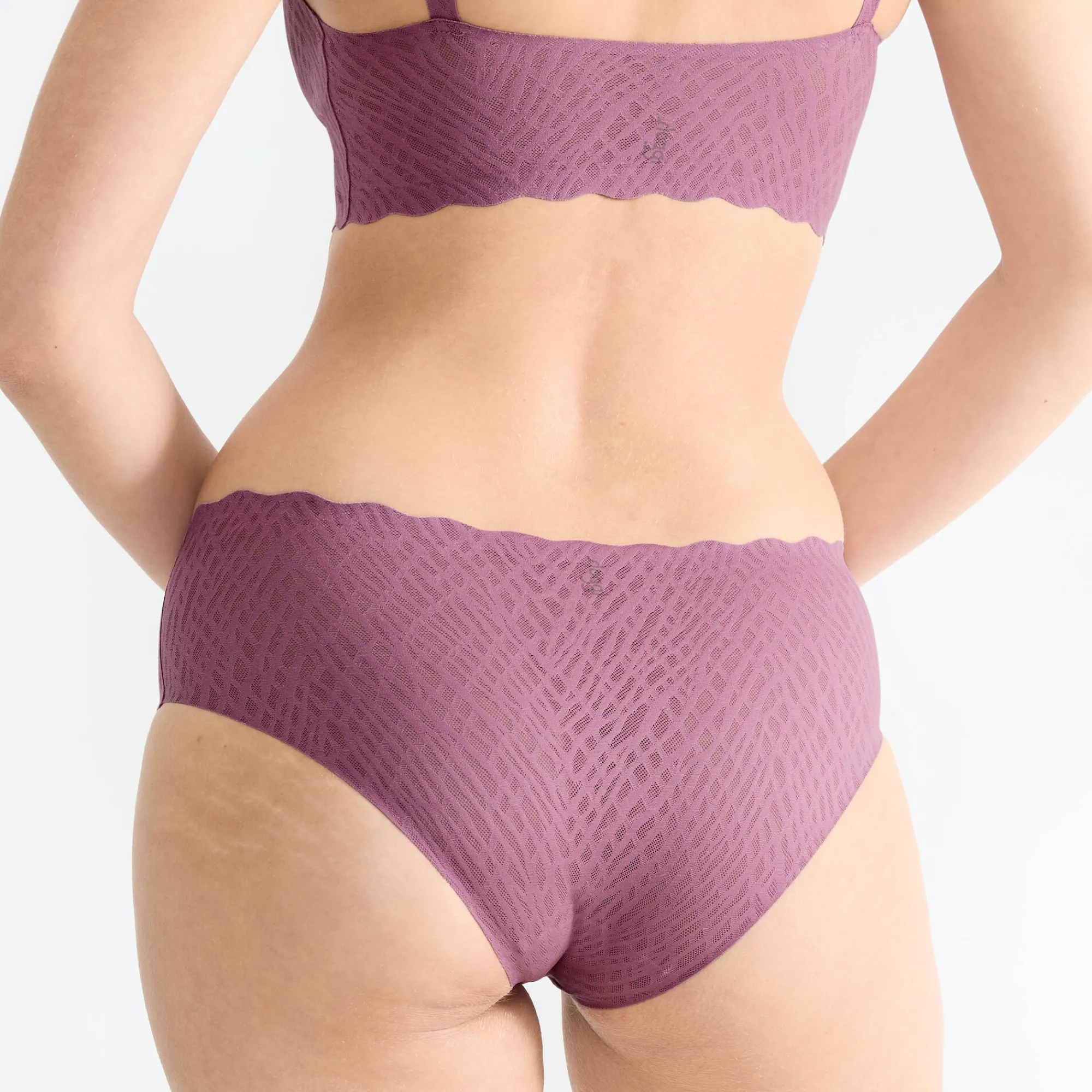 Slip En Shorty<Sloggi Tailleslip "Zero Feel Bliss" in ajourtricot rozenhout
