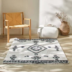 Tapijt<Blancheporte Tapijt in berberstijl ecru / zwart