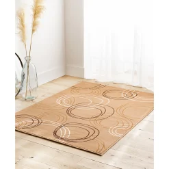 Tapijt<Blancheporte Tapijtje met cirkelmotieven beige