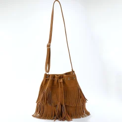 Sieraden En Feestaccessoires|Accessoires En Juwelen<Blancheporte Tas in emmermodel, met franjes karamel