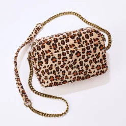 Sieraden En Feestaccessoires|Accessoires En Juwelen<Blancheporte Tas met ketting, luipaardprint beige