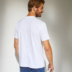 T-Shirt, Hemd En Polo<Blancheporte Tee-shirt col V manches courtes wit