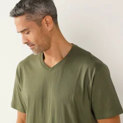 T-Shirt, Hemd En Polo<Blancheporte Tee-shirt col V manches courtes kaki