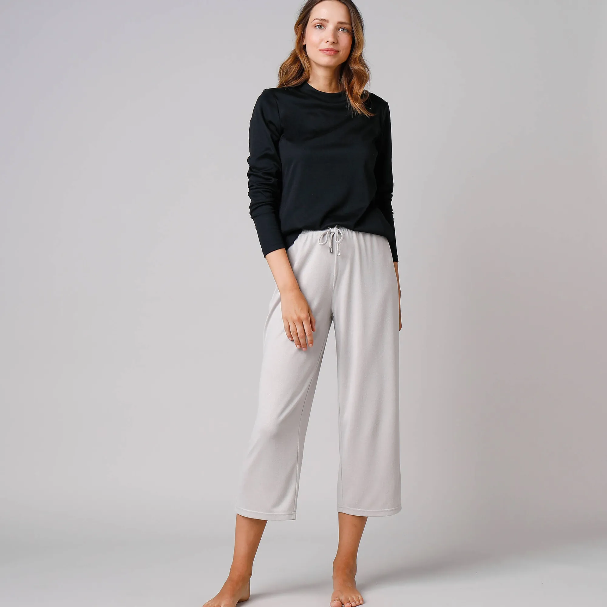 Thermisch Ondergoed<Blancheporte Thermisch T-shirt met opstaand kraagje - lange mouwen zwart