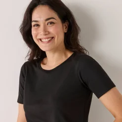 Thermisch Ondergoed<Blancheporte Thermisch T-shirt met ronde hals - korte mouwen zwart