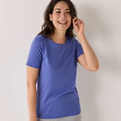Thermisch Ondergoed<Blancheporte Thermisch T-shirt met ronde hals - korte mouwen jeansblauw