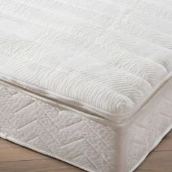 Topdekmatras<Conforlux Topdekmatras in latex, prestigekwaliteit wit