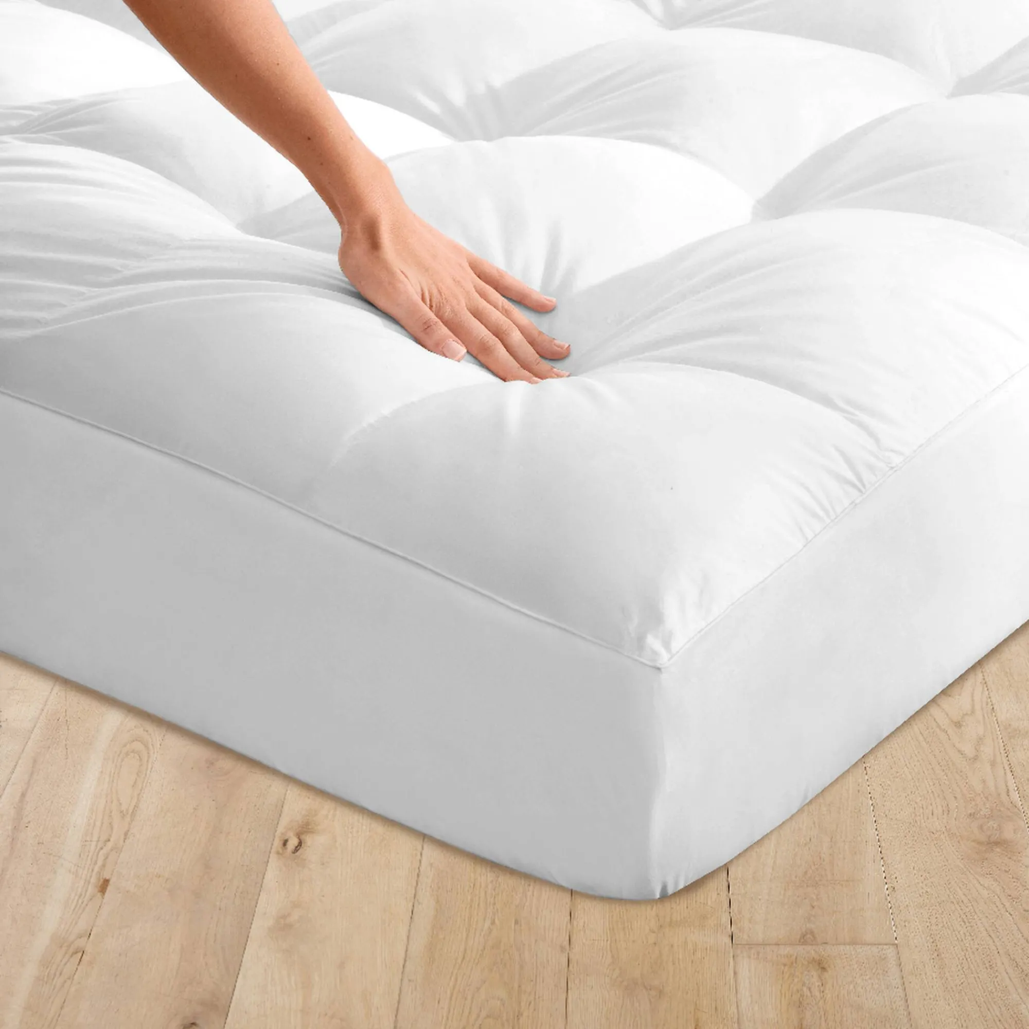 Topdekmatras<Colas Normand Topdekmatras in Qualigel wit