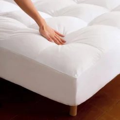 Topdekmatras<Colas Normand Topdekmatras in Qualigel, hoesmodel, voor dikke matrassen wit