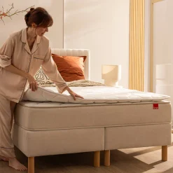 Topdekmatras<EPEDA Topdekmatras met zacht comfort Epéda wit
