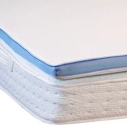 Topdekmatras<Dodo Topdekmatras voor fris gevoel, vormgeheugen wit