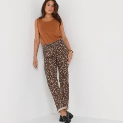 T-Shirt En Topje<Blancheporte Topje in glanstricot hazelnootbruin