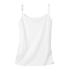T-Shirt En Topje<Blancheporte Topje met smalle bandjes in katoen wit