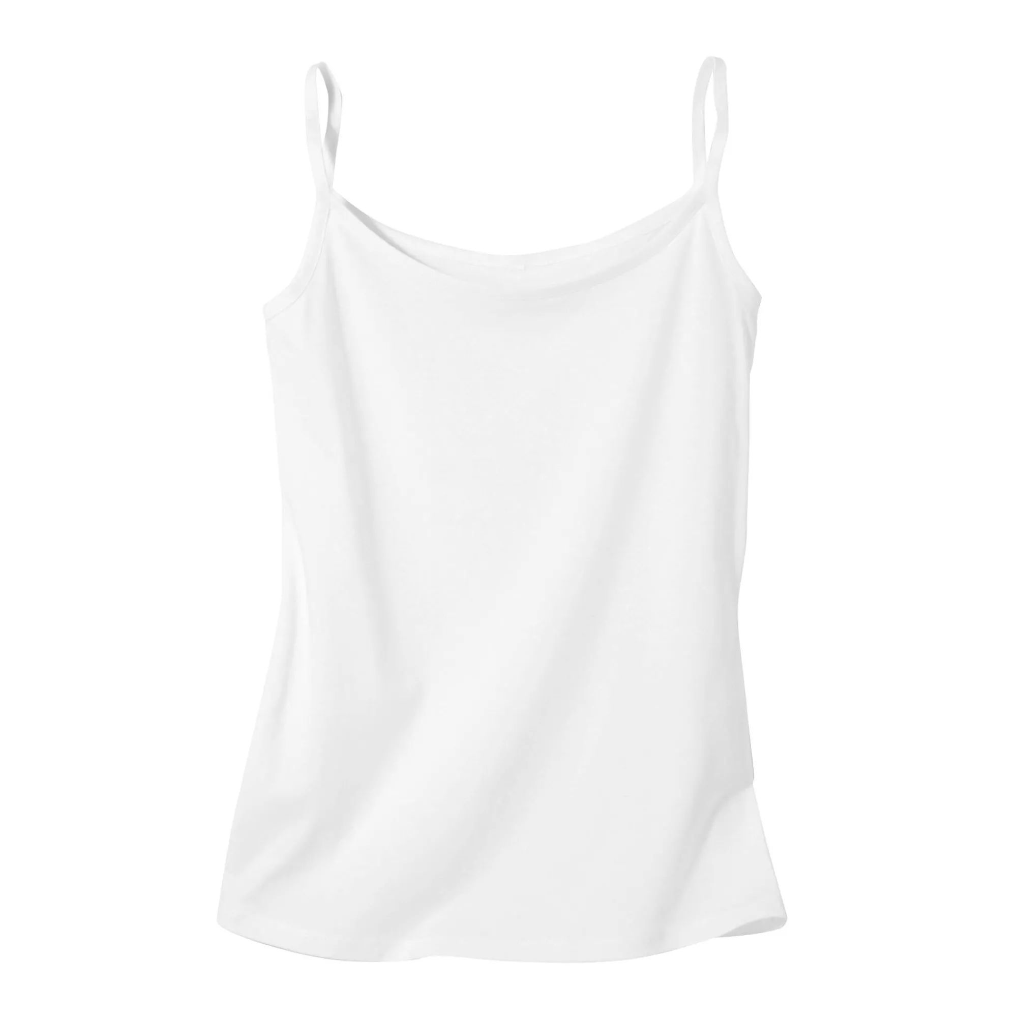 T-Shirt En Topje<Blancheporte Topje met smalle bandjes in katoen wit