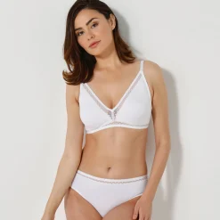 Beha<Confidence Lingerie Triangelbeha met voorgevormde cups Paia - zonder beugels wit