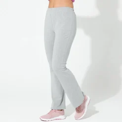 Legging<Blancheporte Trompetlegging in jerseytricot chiné grijs