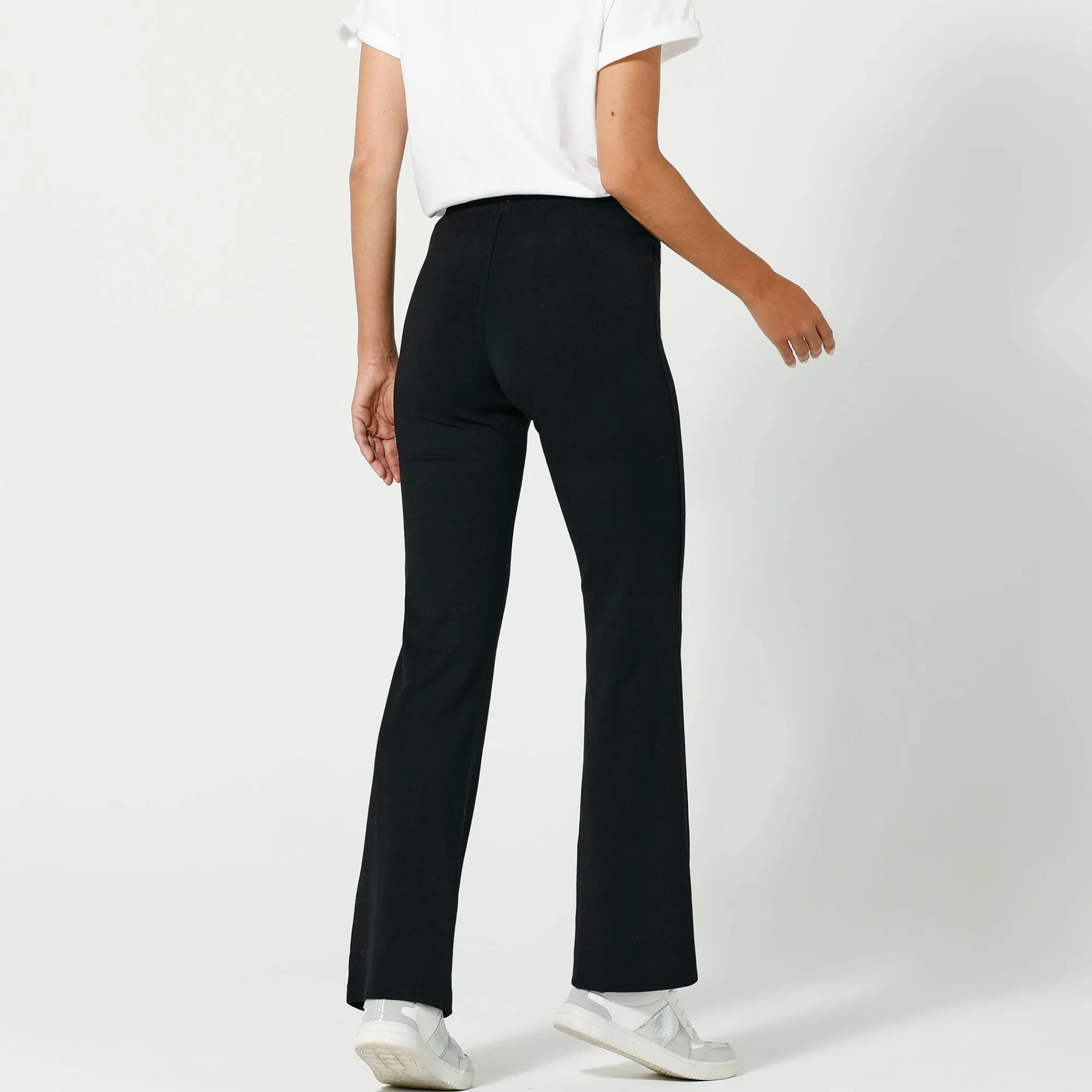 Legging<Blancheporte Trompetlegging in jerseytricot zwart
