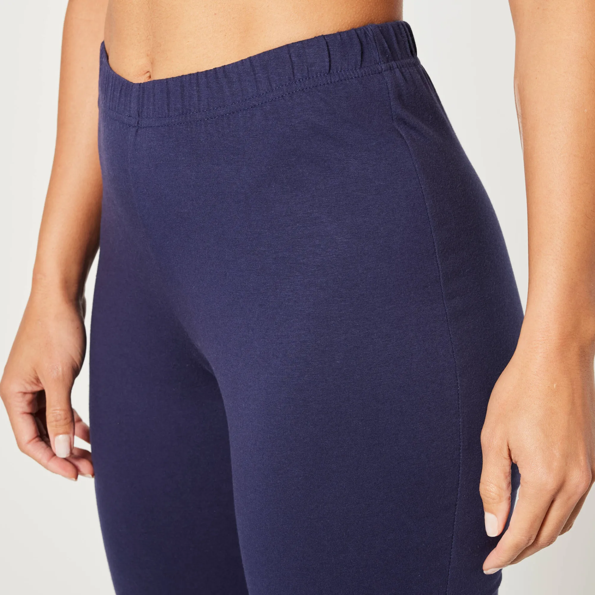 Legging<Blancheporte Trompetlegging in jerseytricot marine