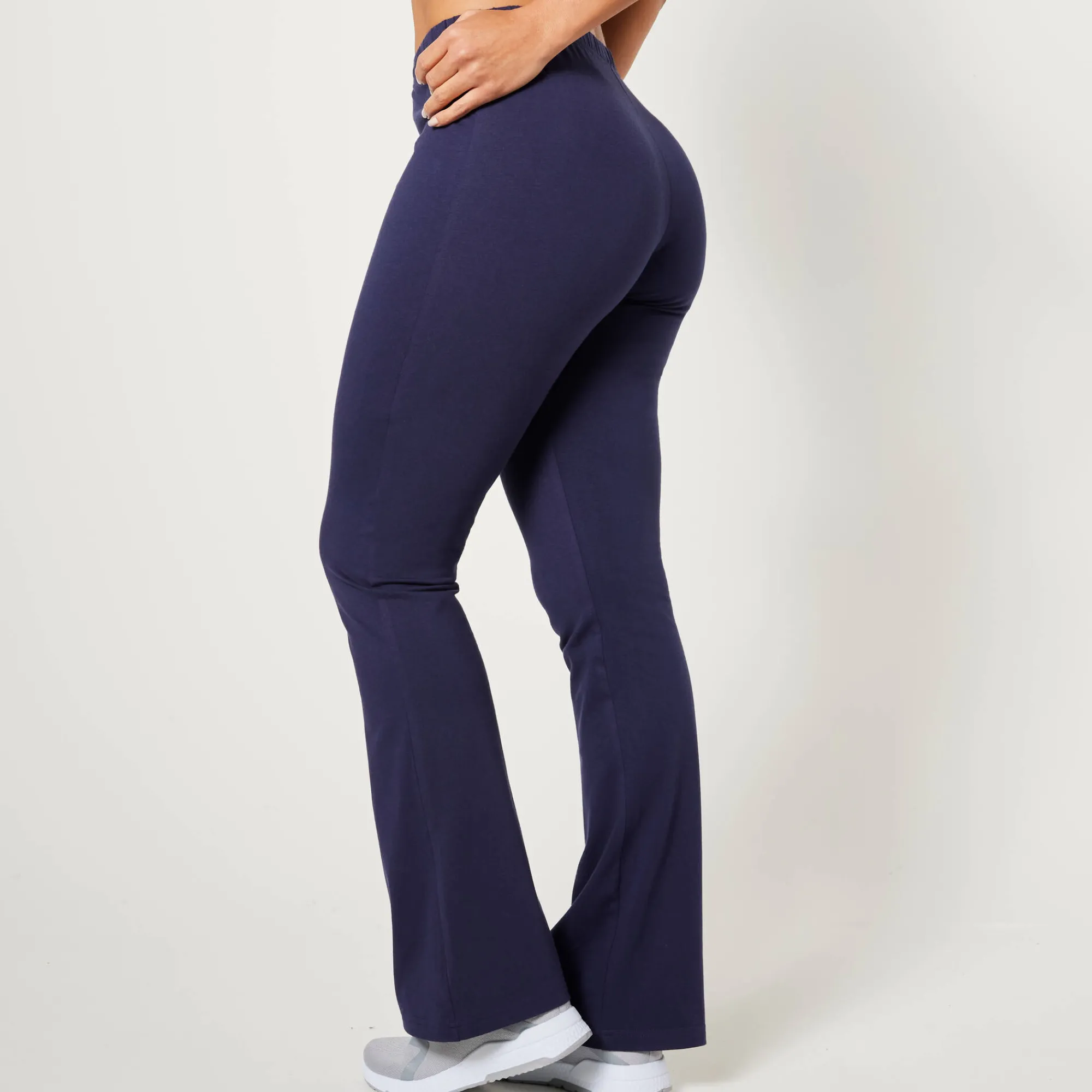 Legging<Blancheporte Trompetlegging in jerseytricot marine