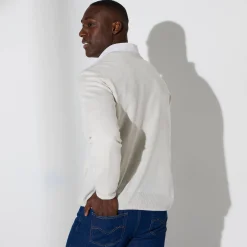 Trui En Vest<Blancheporte Trui met V-hals, 80% wol chiné lichtgrijs