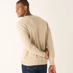 Trui En Vest<Blancheporte Trui met V-hals, 80% wol lichttaupe