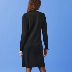 Jurk<Blancheporte Trui-jurk met zakken zwart