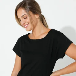 T-Shirt En Topje<Blancheporte T-shirt met korte mouwen zwart
