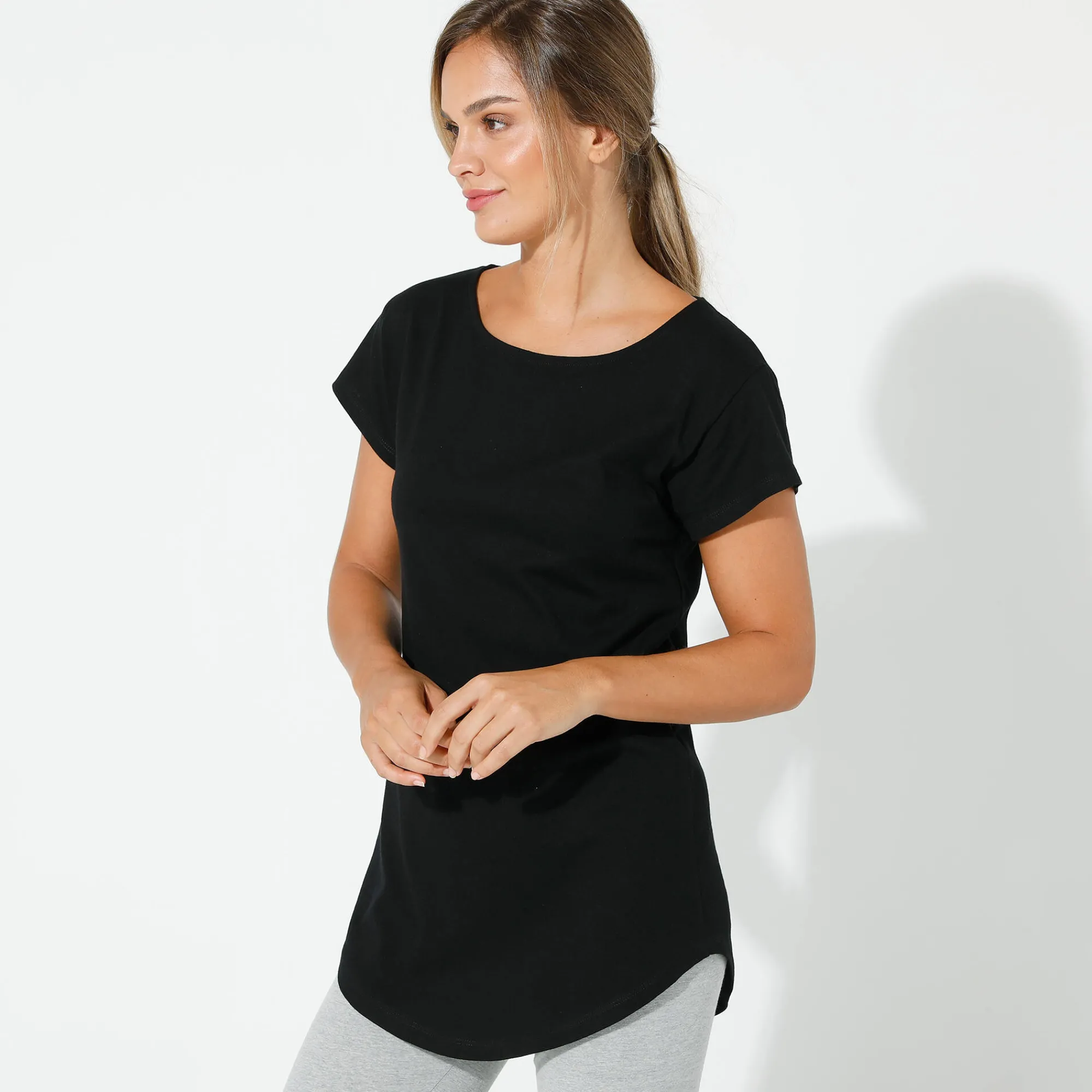 T-Shirt En Topje<Blancheporte T-shirt met korte mouwen zwart