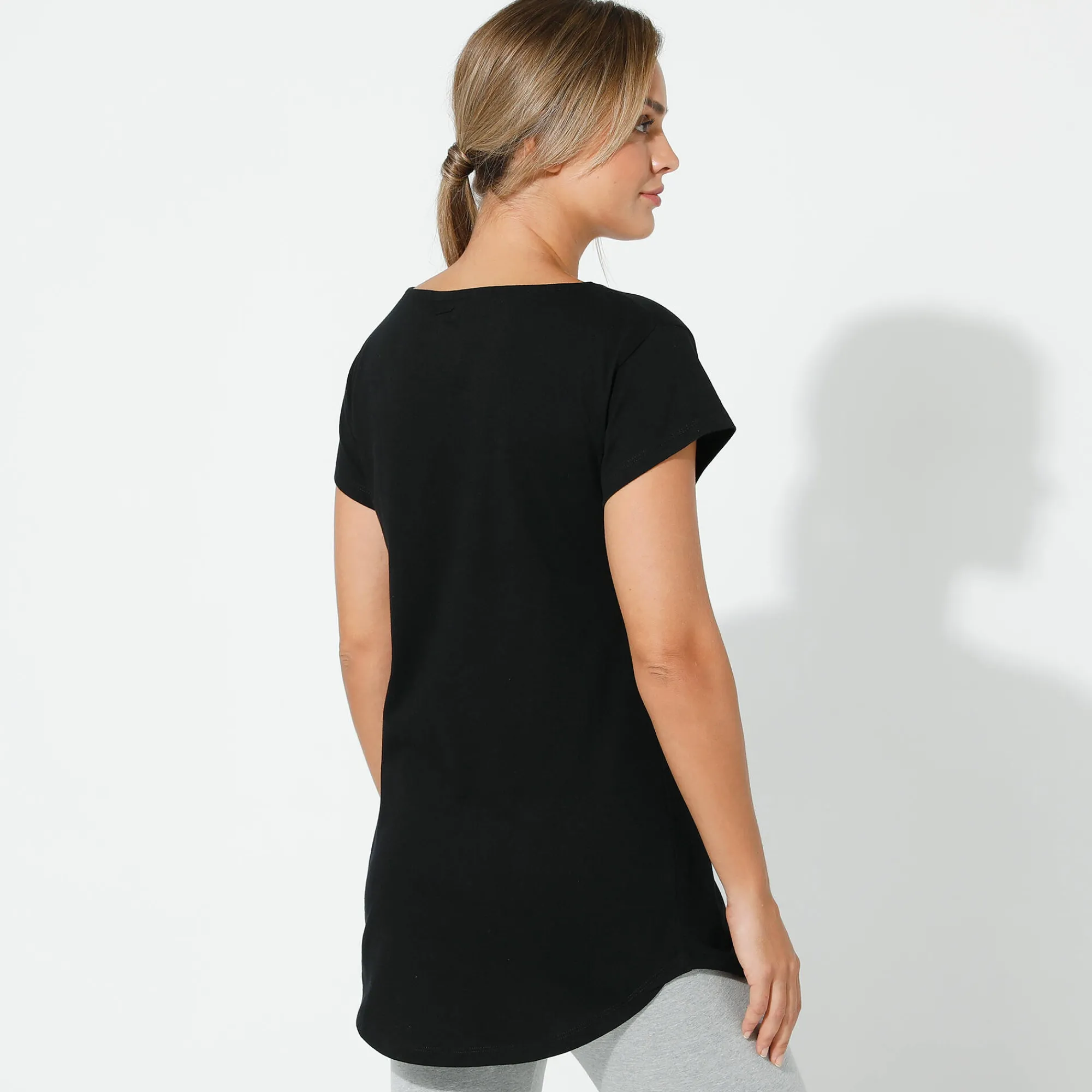 T-Shirt En Topje<Blancheporte T-shirt met korte mouwen zwart