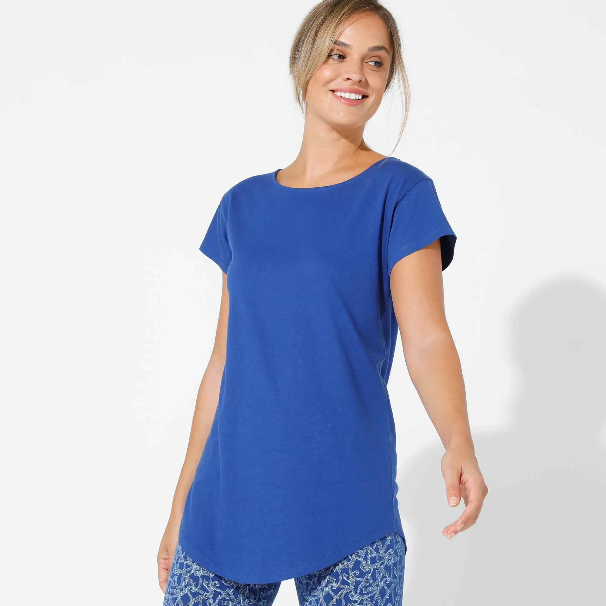 T-Shirt En Topje<Blancheporte T-shirt met korte mouwen indigo