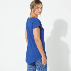 T-Shirt En Topje<Blancheporte T-shirt met korte mouwen indigo