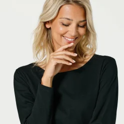 T-Shirt En Topje<Blancheporte T-shirt met lange mouwen zwart