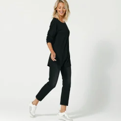 T-Shirt En Topje<Blancheporte T-shirt met lange mouwen zwart