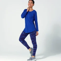 T-Shirt En Topje<Blancheporte T-shirt met lange mouwen indigo