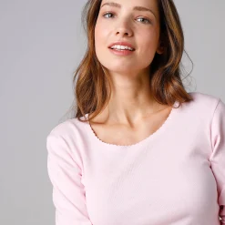 Thermisch Ondergoed<Blancheporte T-shirt met lange mouwen - set van 2 roze