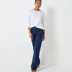 T-Shirt En Topje<Blancheporte T-shirt met loose volume en 3/4-mouwen wit