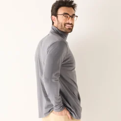 T-Shirt, Hemd En Polo<Blancheporte T-shirt met rolkraag en lange mouwen grijs