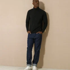 Feestoutfits Heren|T-Shirt, Hemd En Polo<Blancheporte T-shirt met rolkraag en lange mouwen zwart