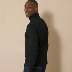 Feestoutfits Heren|T-Shirt, Hemd En Polo<Blancheporte T-shirt met rolkraag en lange mouwen zwart