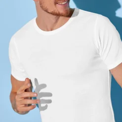 Ondergoed<Blancheporte T-shirt met ronde hals - herenondergoed, set van 3 wit