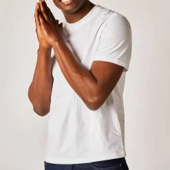 T-Shirt, Hemd En Polo<Blancheporte T-shirt met ronde hals en korte mouwen wit