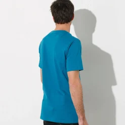 T-Shirt, Hemd En Polo<Blancheporte T-shirt met ronde hals en korte mouwen - set van 3 blauw + bruin + grijs