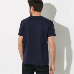 T-Shirt, Hemd En Polo<Blancheporte T-shirt met ronde hals en korte mouwen marine