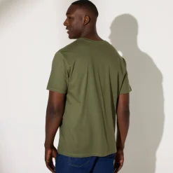 T-Shirt, Hemd En Polo<Blancheporte T-shirt met ronde hals en korte mouwen kaki