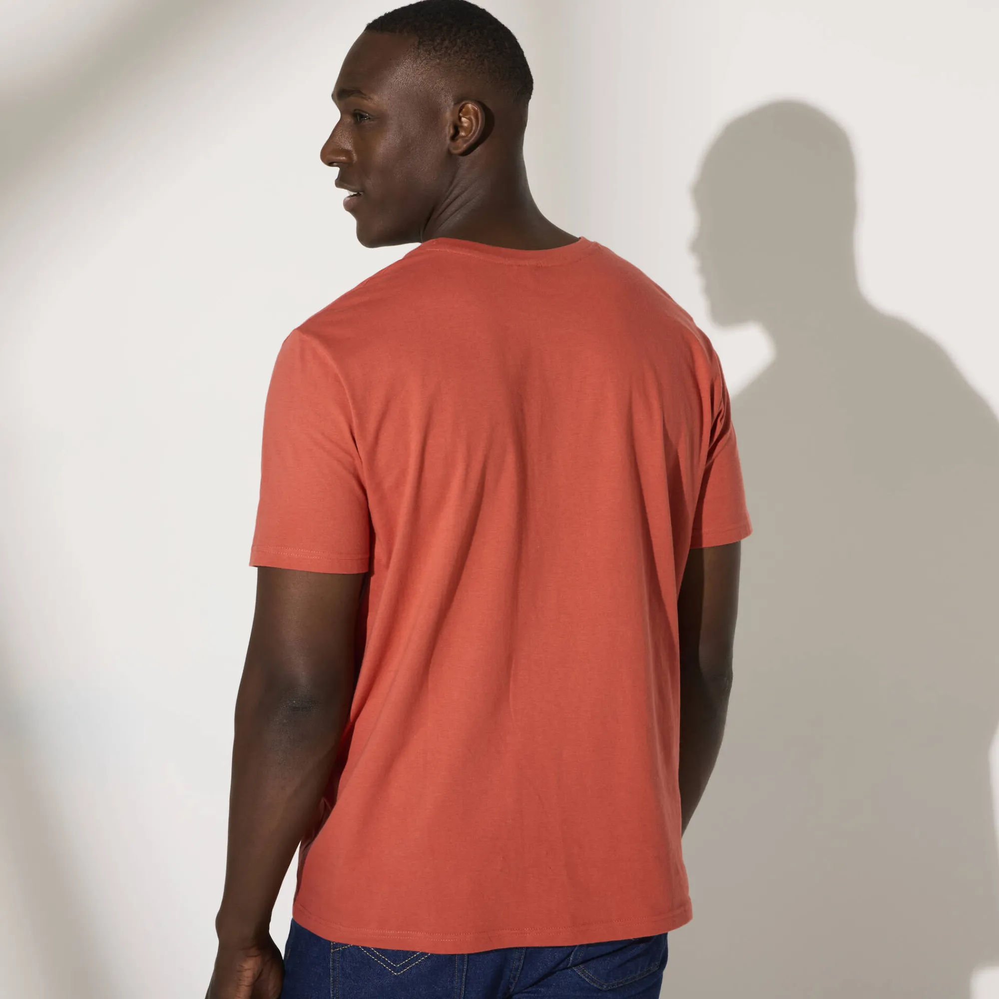 T-Shirt, Hemd En Polo<Blancheporte T-shirt met ronde hals en korte mouwen - set van 3 koraal + saliegroen + kaki
