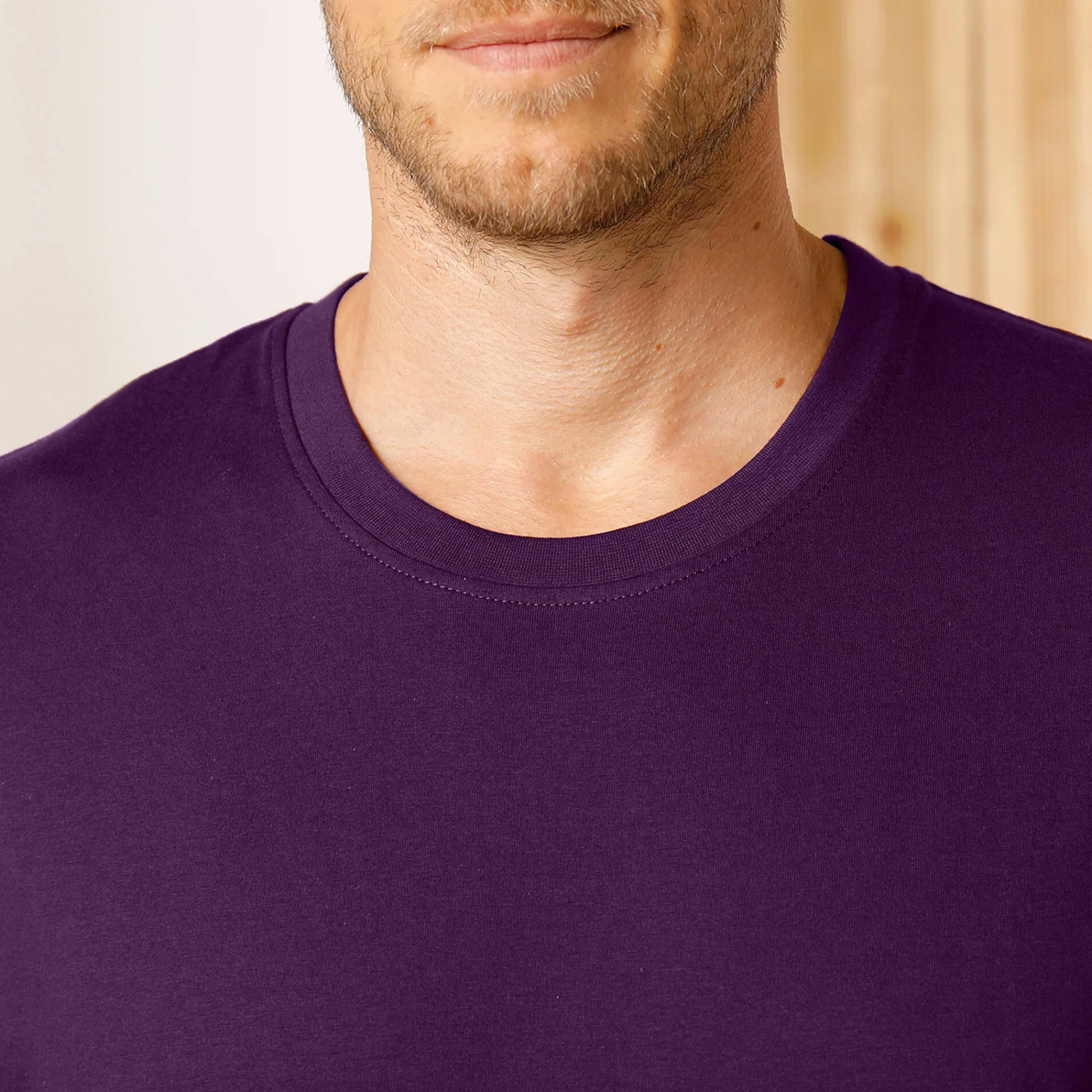 T-Shirt, Hemd En Polo<Blancheporte T-shirt met ronde hals en korte mouwen - set van 3 turkoois + bordeaux + marine