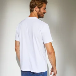T-Shirt, Hemd En Polo<Blancheporte T-shirt met V-hals en korte mouwen - set van 3 wit