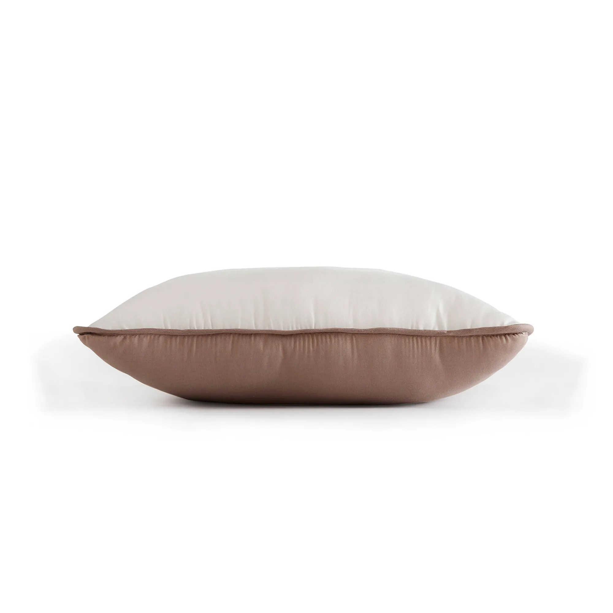 Dekbed<Blancheporte Tweekleurig dekbed in microvezel 500 g/m2 taupe / zandkleur