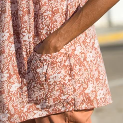 Bloes En Tuniek<Blancheporte Tweekleurige, bedrukte tuniek theeroze / ecru