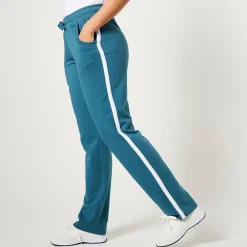 Broek<Blancheporte Tweekleurige joggingbroek eendenblauw / wit